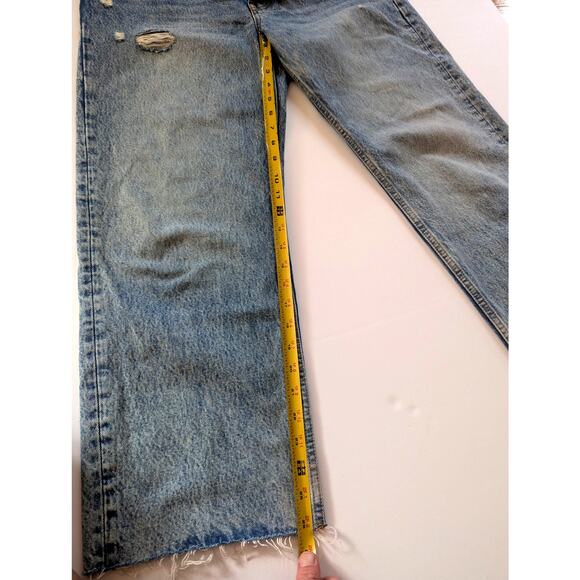 ANNIE BING GAVIN RELAXED STRAIGHT BLUE RESERVIOR SIZE 30 - Picture 12 of 12